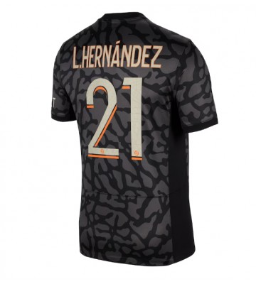 Paris Saint-Germain Lucas Hernandez #21 Tredjetröja 2023-24 Kortärmad